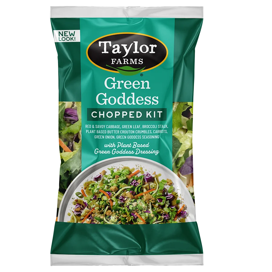 Fresh and colorful salad mix featuring greens, vegetables, and healthy toppings from Taylor Farms.
