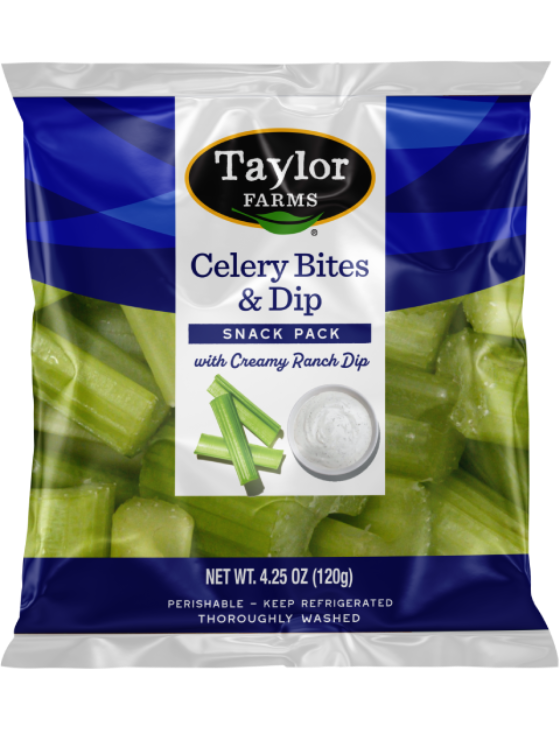 taylor farms celery bites and dip snack pack