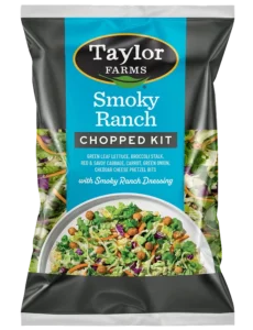 Smoky Ranch salad mix featuring fresh greens, flavorful toppings, and smoky dressing for a delicious meal option.