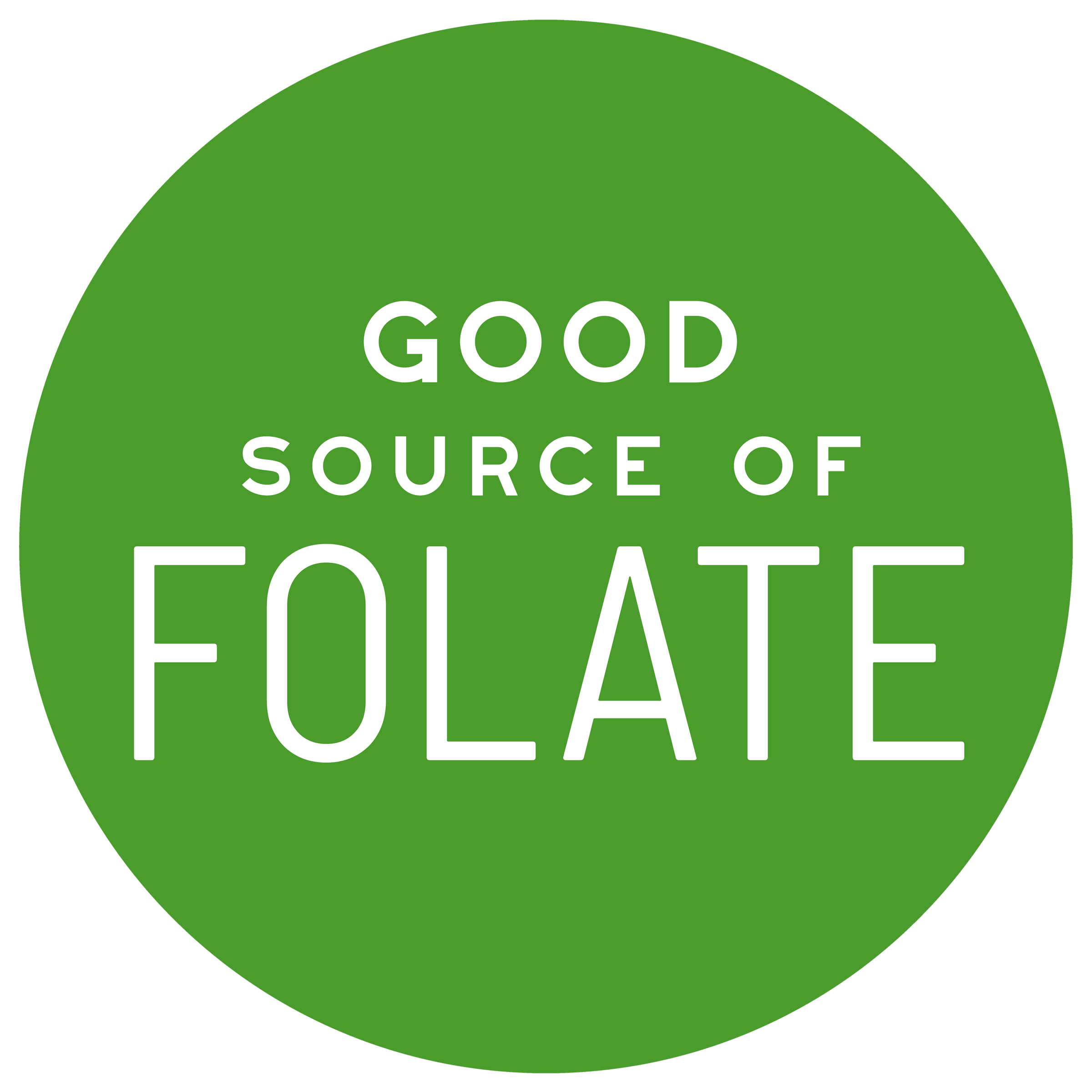 Good source of folate