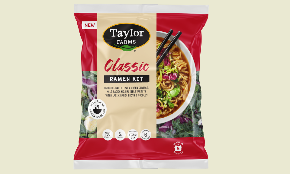 Classic Ramen Kit 4oz packaging featuring noodles and seasoning for a quick and delicious meal.
