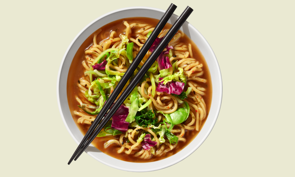 Classic Ramen Kit with packaging and ingredients for easy meal preparation, featuring flavorful noodles and seasonings.