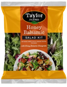 Honey Balsamic Dressing in a bottle, perfect for salads and marinades.