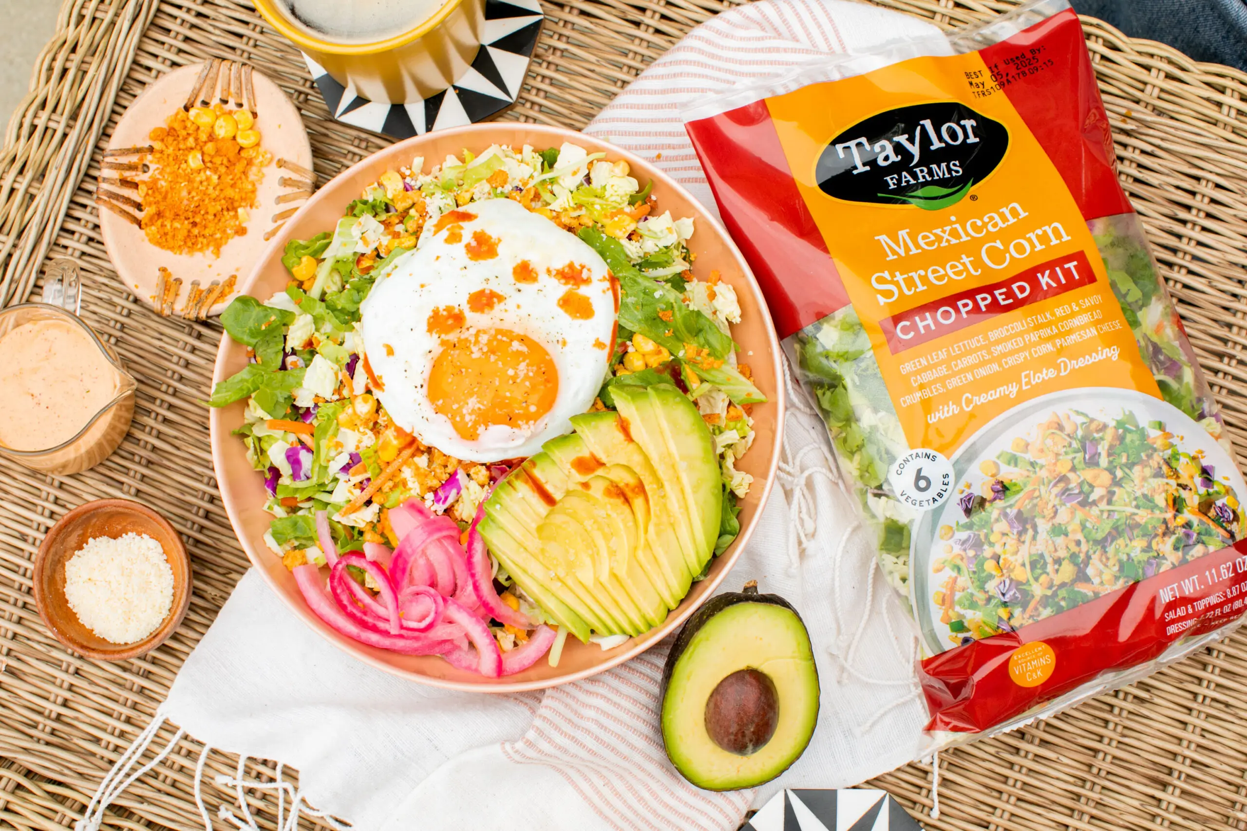 Mexican Street Corn “Huevos + Greens”