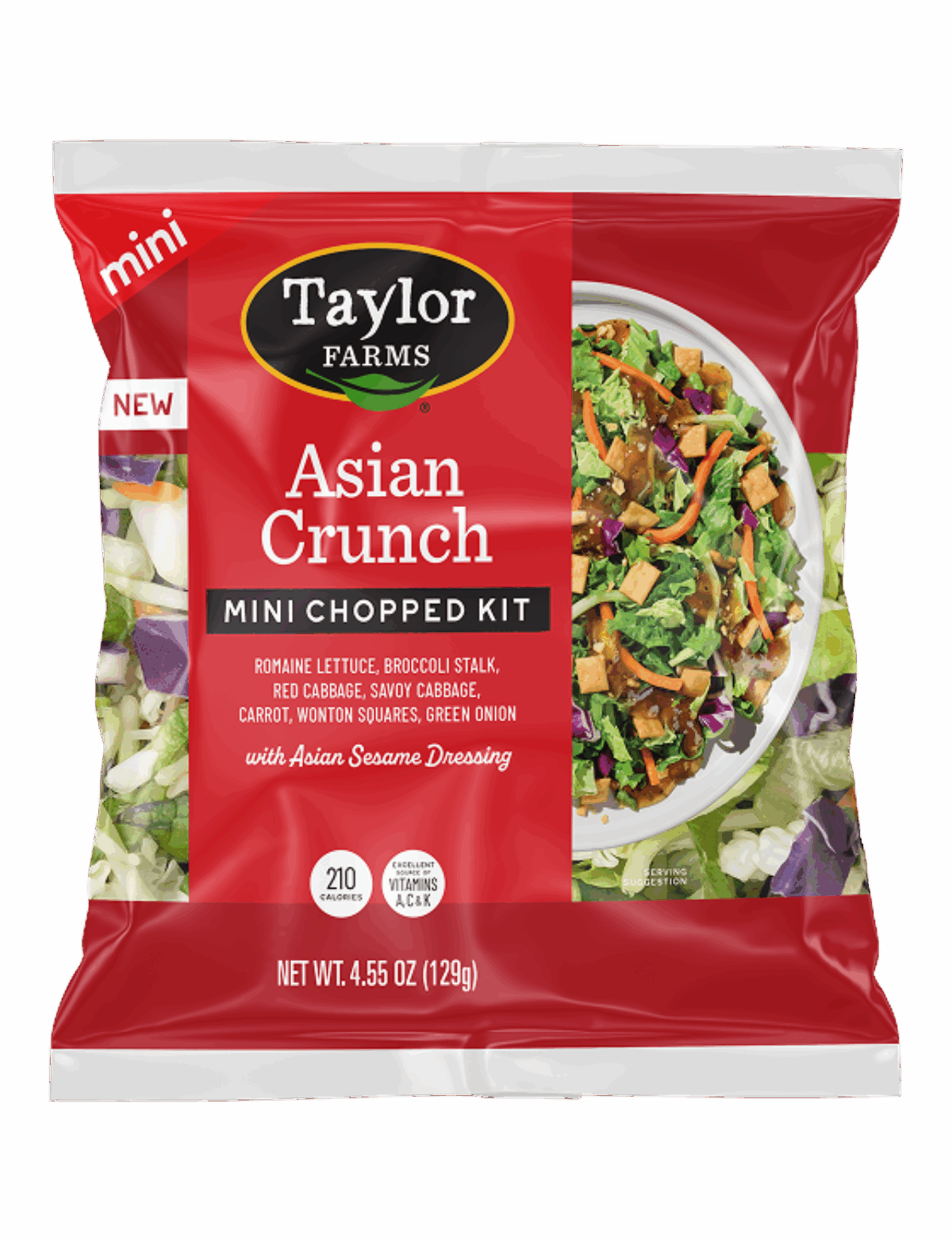 Asian Crunch Mini Chopped Salad Kit Taylor Farms