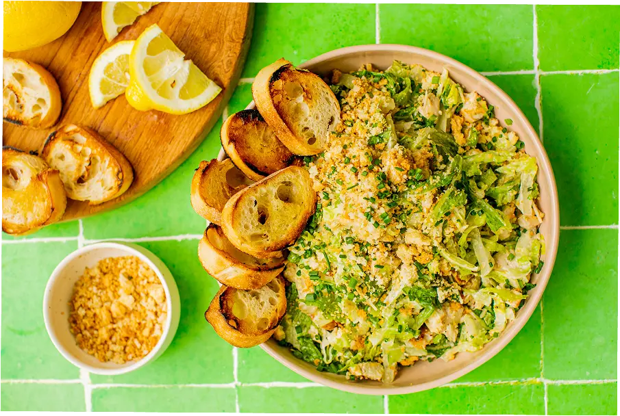 Creamy Chicken Caesar Dip