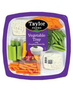 Dual Dip Veggie Tray 52 oz