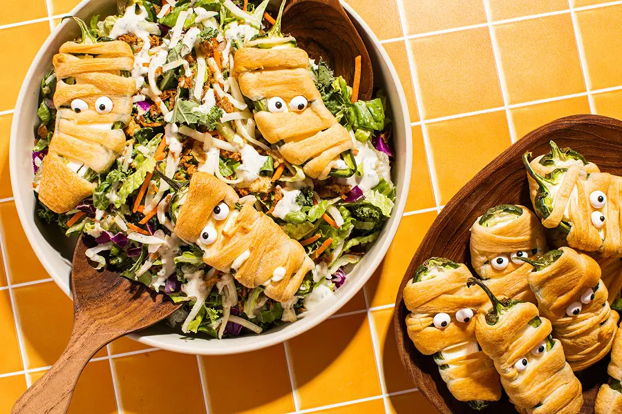 Jalapeno Popper Mummy Salad