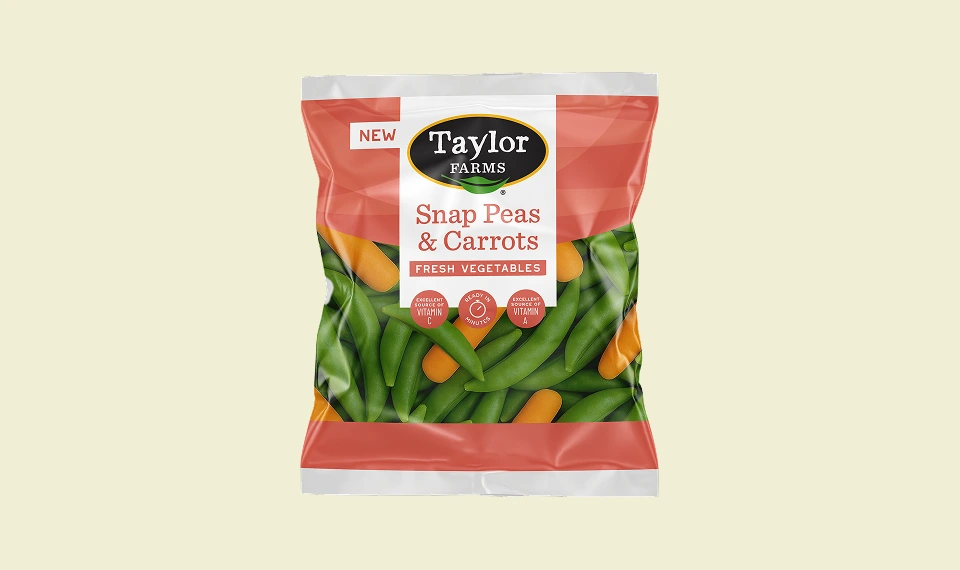 Snap Peas and Carrots - Packaged