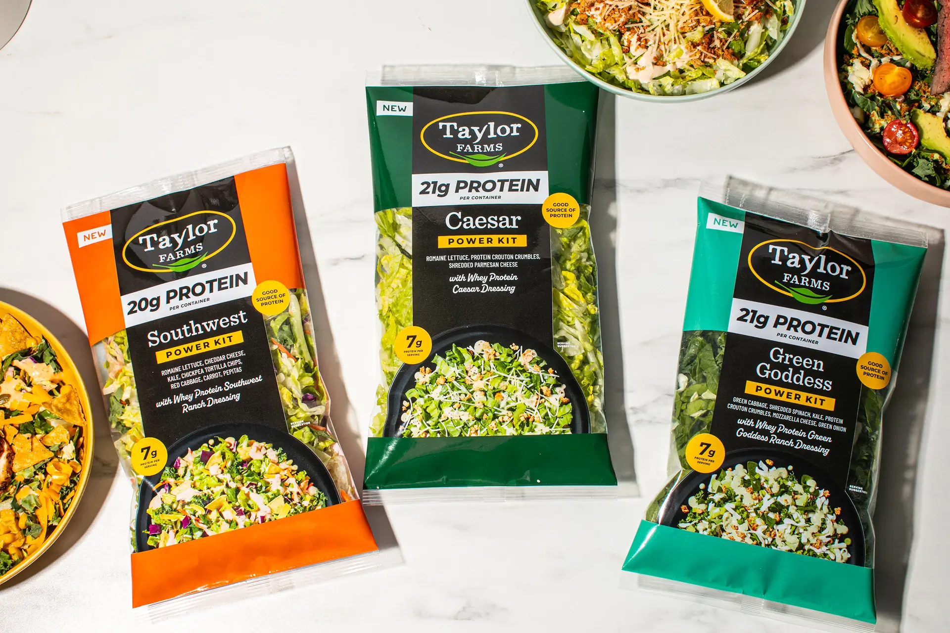 High-Protein Prepared Salads