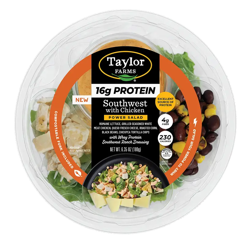 Southwest PROTEIN Salad Bowl Top