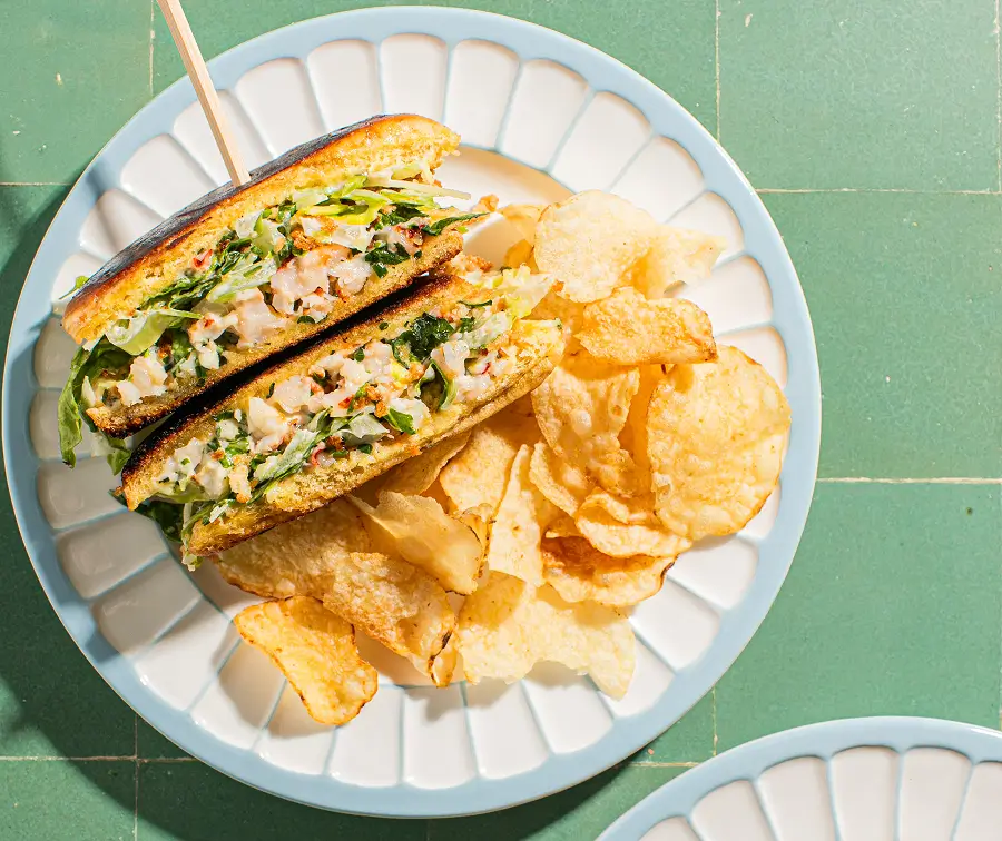 Smashed Lobster Caesar Rolls Recipe